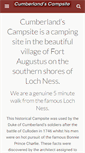 Mobile Screenshot of cumberlands-campsite.com