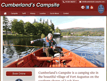 Tablet Screenshot of cumberlands-campsite.com